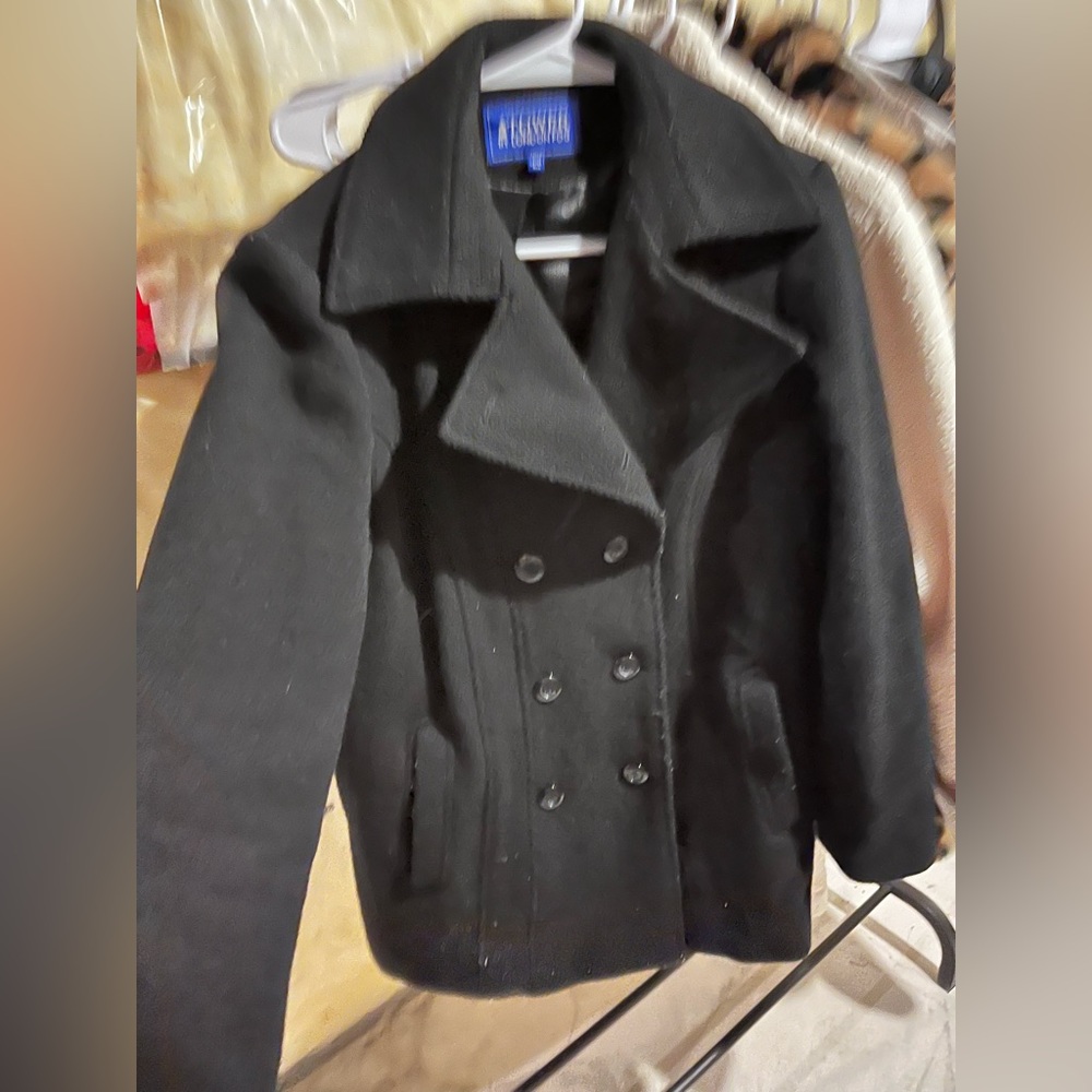 Ladies size M London Fog pea coat